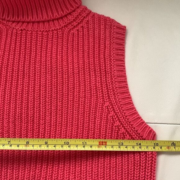 Michael Kors Women’s Camilla Rose Turtleneck Sleeveless Sweater Size XS - Picture 4 of 8